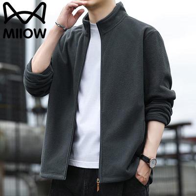 MaoRen Men's Fleece-Lined Casual Sport Jacket