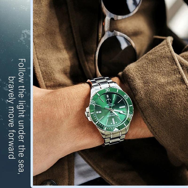 NORTH EDGE Pánské mechanické náramkové hodinky ANCHOR 42MM Luxusní safírové sklo MIYOTA 8215 Automatické hodinky 10bar Vodotěsné hodinky Pánské