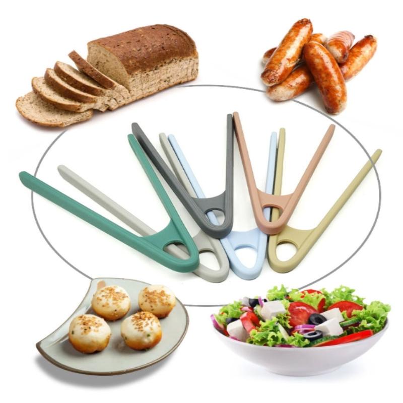 1Pcs Silicone Mini Multifunctional Non Slip Food Grade Fine Motor Tweezer Tongs For Boys Girls Daily Use Gift
