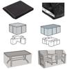 Square Table Cover, Garden Furniture Cover 120 X 120 X 74cm