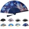 Folding Fan for Women and Men Japanese Traditional Summer Fireworks New Present [Joyasslly] - Lightweight, Handheld, Bamboo, Style, Pattern,