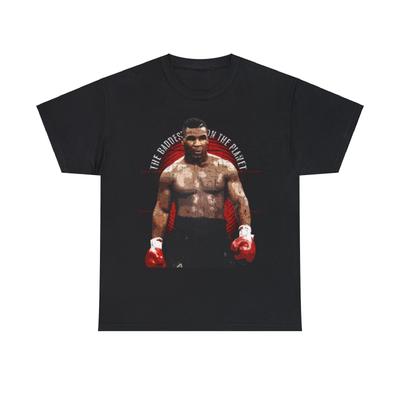 Maglietta Vintage Mike Tyson, T-shirt Unisex Pesante in Cotone Tyson