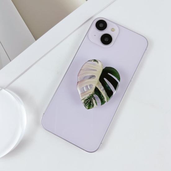 Yousheng Simulated Tropical Leaf Decoration Acrylic Epoxy Resin Green Leaf Sign DIY Refrigerator Magnet Mobile Phone Airbag Holder Accessories