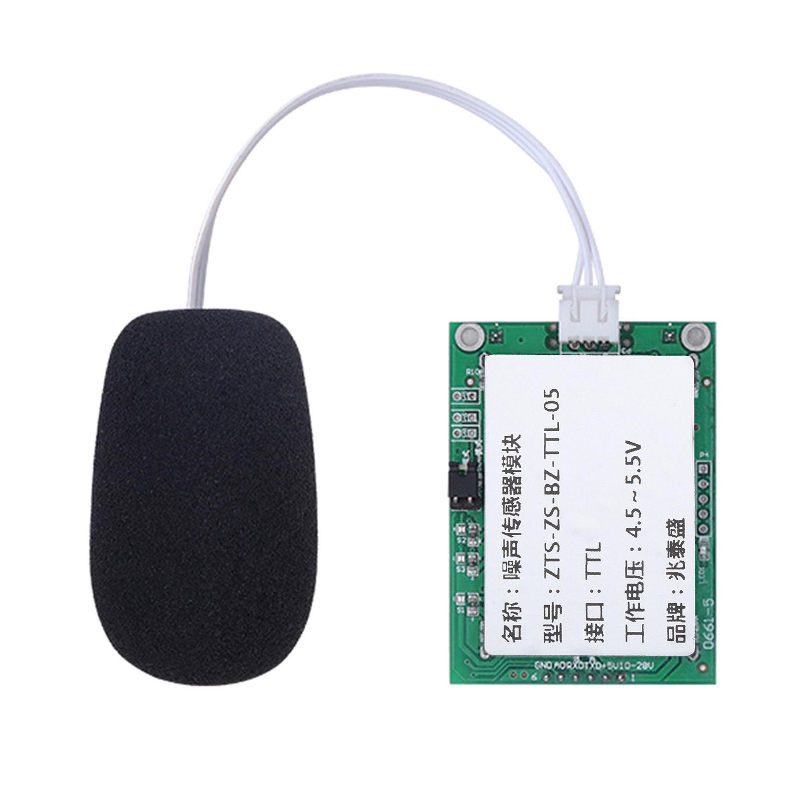 

Upgraded Sound Sensor Sound Level Meter Sound Measurement Noise Decibel Detection Module Easy Assemble Compact-size 1