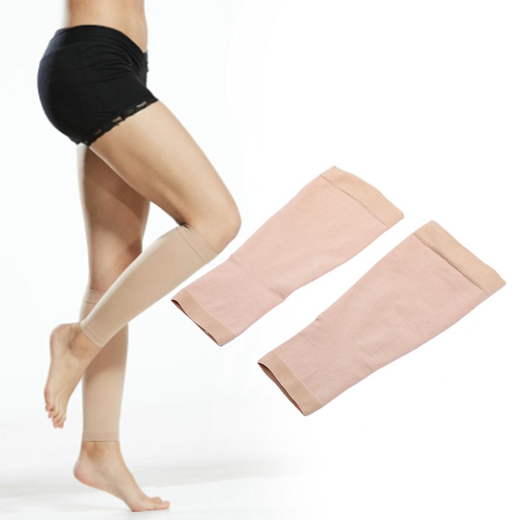 Compression Socks Calf Socks Unisex Breathable Washable Elastic Stockings Skin Tone