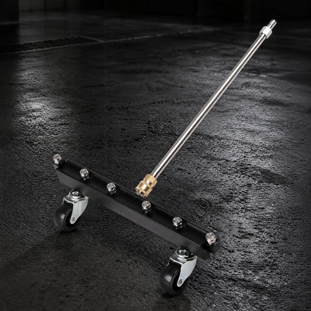 Rolling Undercarriage Pressure Washer Attachment Sleek for Garage Work
