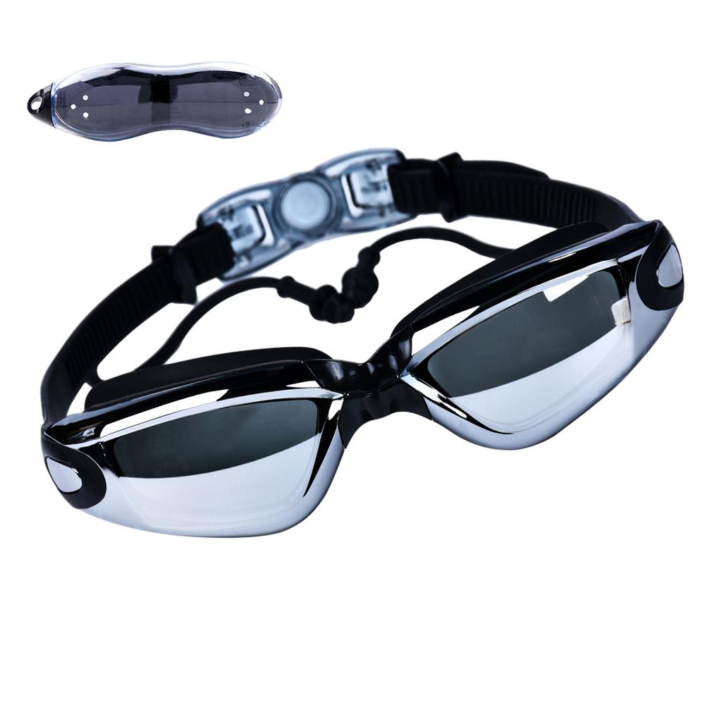 Swimming Goggles With Earplug Wide View Anti Fog&uv Swimming Goggles Uv Protection Clear Anti-Fog Lenses Swim Goggles For Men