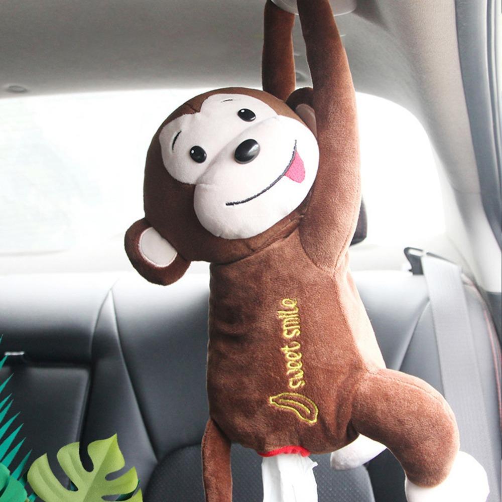 Coffee, Pink Home & Car Dual-use Tissue Holder Long-distance driving convenient tissue supply