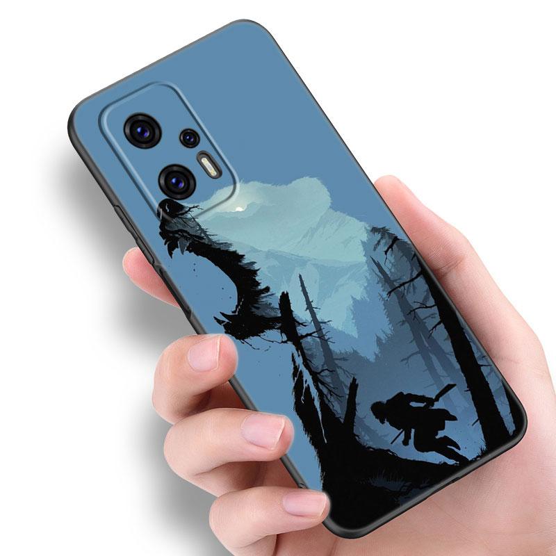 Viking Vegvisir Logo Telefonfodral För Xiaomi POCO F2 F3 M2 M3 M4 X3 X4 Pro NFC F4 GT 5G F1 X2 C3 C31 C40 M5S Mjuk TPU Svart skal