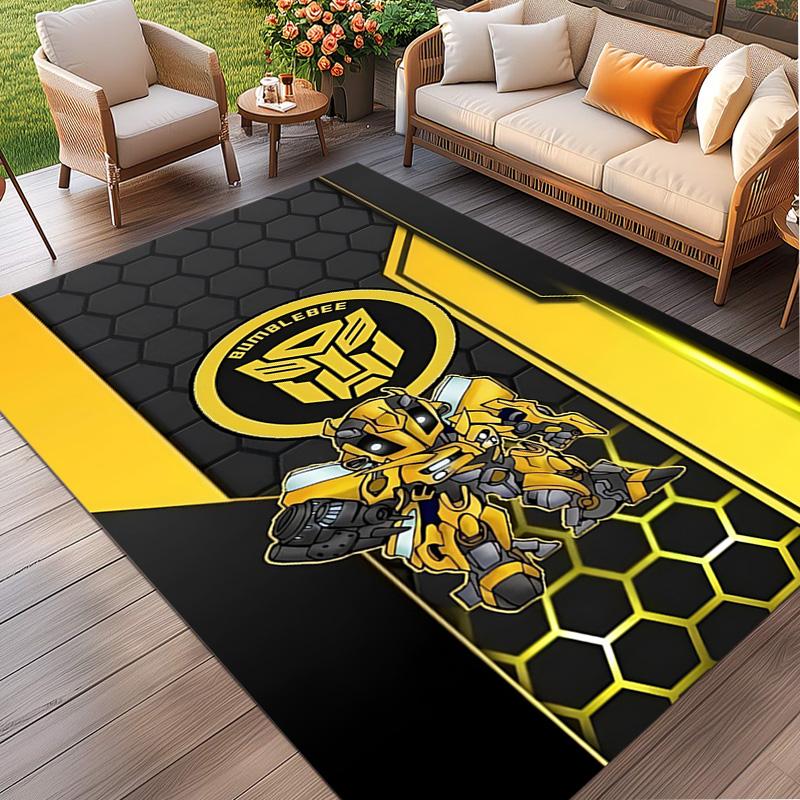 Robot Print Rug, Washable Floor Carpet, For Entryway Dorm Laundry Room Office Study, Home Decor Birthday Christmas Gift