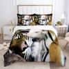 Pig Duvet Cover 2/3Pcs Lovely Animal Printed Bedding Set Cute Pet Comforter Cover King For Kids Boys Girl Children Bedroom Decor