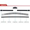 For Citroen Berlingo MK1 2000-2007 Car Wiper U-type Soft Rubber Boneless Wiper HD Quiet Durable Automotive Wiper 22"+21"