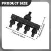 Garden Hose Distributor with Portable Switch And Agricultural Adapter