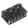 TX400 Sound Line Mixer 4 Channel Mini Stereo Portable Passive Mixer Compact Sound Board Console