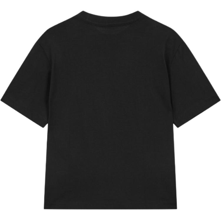 Calvin Klein Loose Fit Logo Print T-Shirt Women tops Black 47C858GUB1