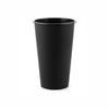 Hongpa Einweg Becher Schwarz Matt Kunststoff 90mm (100er-Packung)