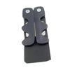 Space Saving Aluminum Cue Rack 4 Nonslip Slots Premium Leather Easy To Carry for Home Or Tournament Use