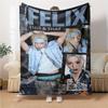 Felix'S Fashion Fusion Blanket Soft Throw Blanket For Home Bedroom Bed Sofa Travel Office Solid Christmas Blanket
