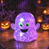 Halloween Stress Relief Glitter Pumpkin Toy Soft Squeezable  Toy for Kids Classroom Rewards Halloween Party Props