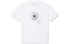 Converse T Shirts Unisex White Crew Neck Moderate Straight Fit 10024359-A01