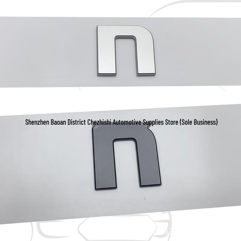 Elantra ve Sonata için Modern Alüminyum Alaşımlı Kaput Amblemi Çıkartması