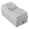 Industrial Grade 3P Disconnect Switch 63A IP56 Sealed Enclosure for 110~440V AC Motor Circuits White ABS Material