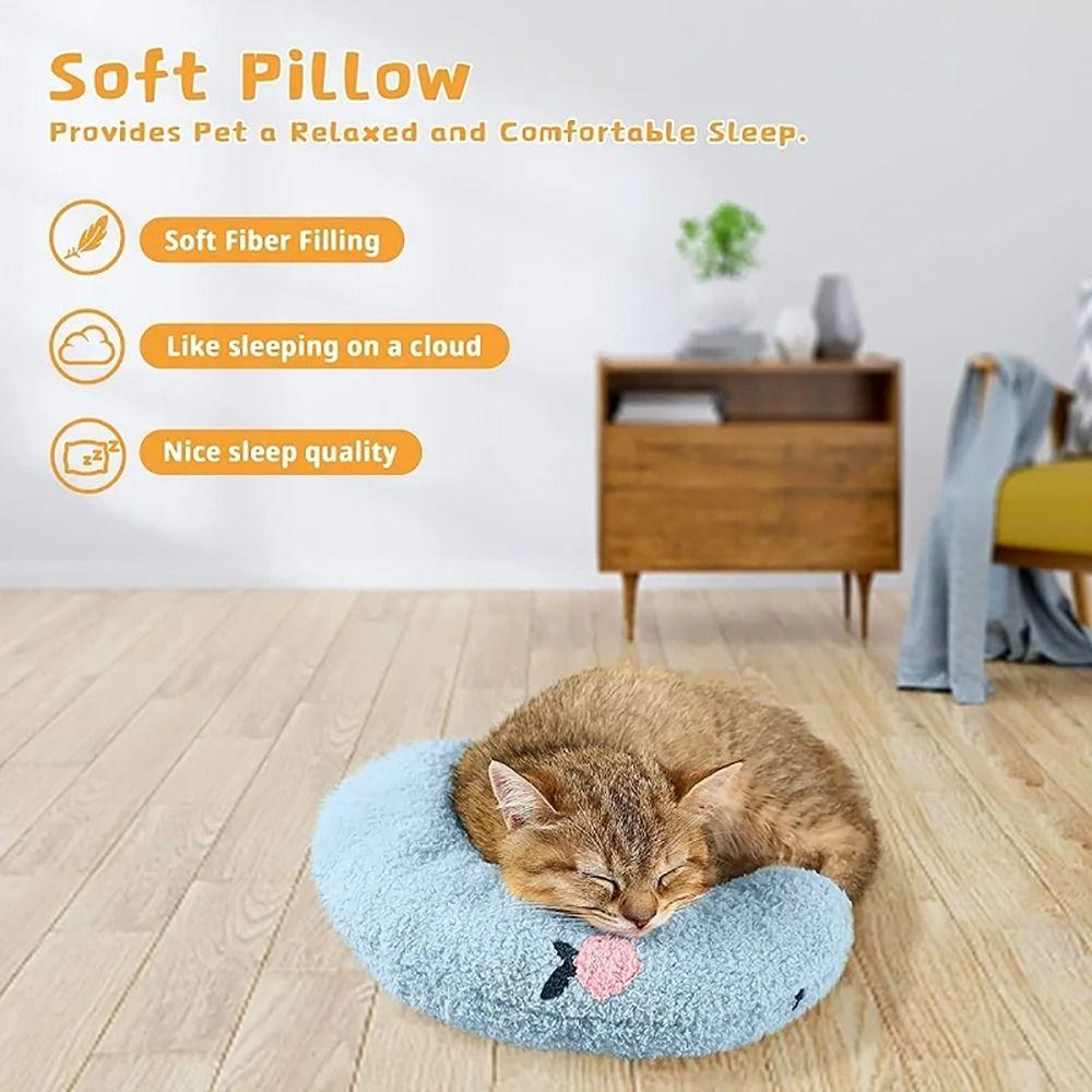 1Pcs Deep Sleep Cats Little Pillow Dog Sleeping Kitten Headrest Neck Protector for Cats Puppy