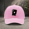 Ace of Spades  Hearts Baseball Cap  Adjustable Duckbill Hat for Unisex  Women Lightweight Unisex Casual Gift