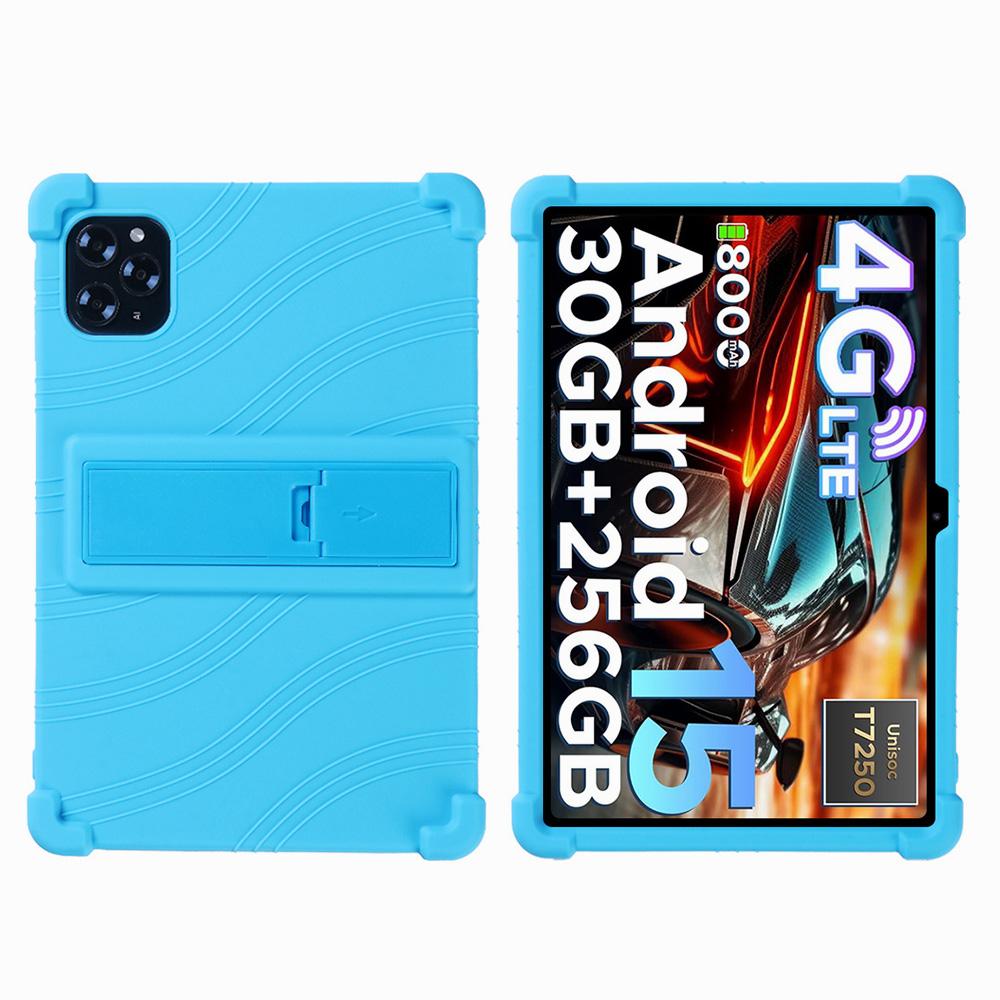 Pro pouzdro Doogee Tab G6 Nastavitelný stojánek Silikonový ochranný kryt na tablet
