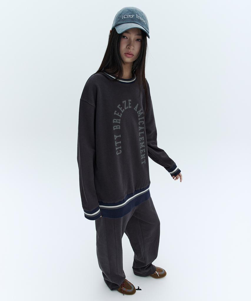 CITYBREEZE Side Line 2-Way Sweatpants_Charcoal