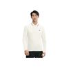 Fila Heritage Fashion Simple Classic Casual Business Everyday Versatile Comfortable Knitted Long Sleeve Polo Shirt Men Tops F11M548223FWT