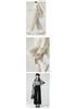 2025 New Style Fleece-Lined Cashmere Maternity Pants: Autumn/Winter Wide-Leg Design with Belly Support