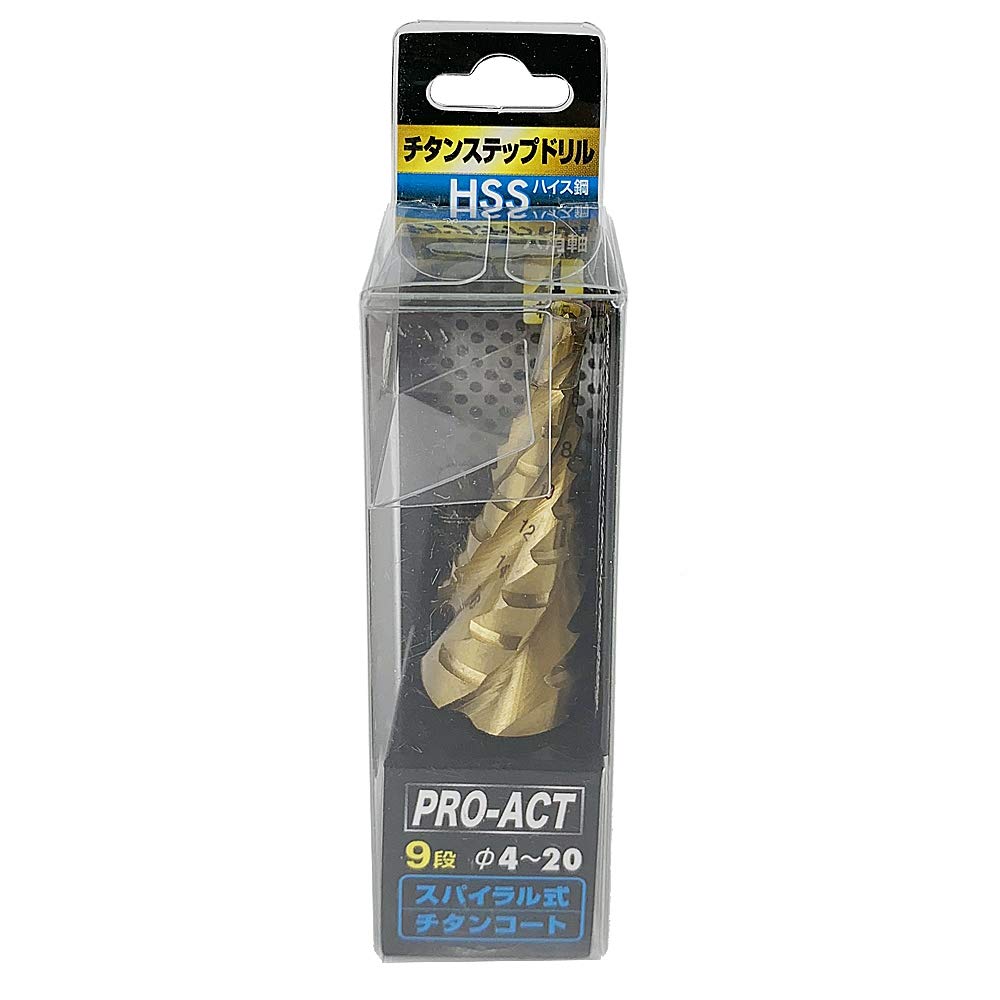 

Konan Original PROACT Hexagonal Shaft Step Drill 4-Blade PASG-723