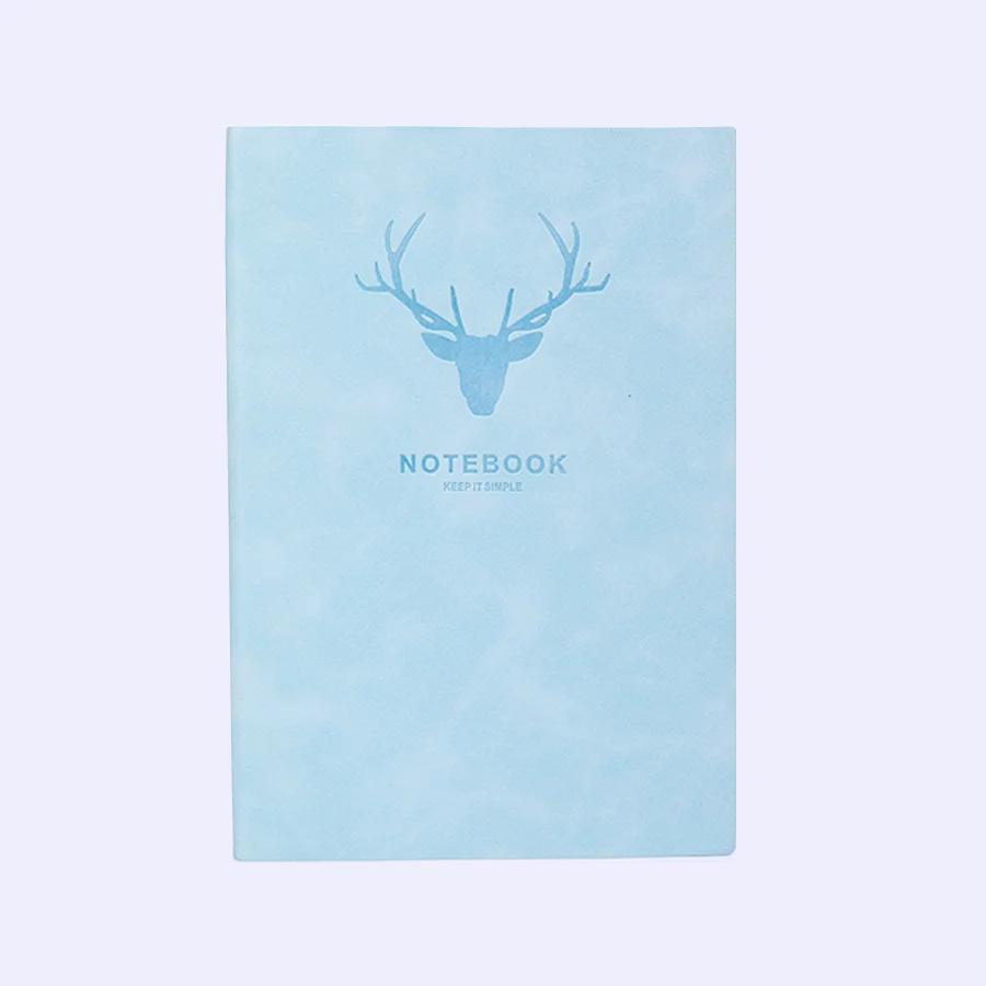 Popular A5 size deer head notebook, business notebook, portable diary, office meeting sketchbook, 200 pages