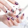 Dotting Wax Pen Dual-ended Rhinestone DIY Nail Art Decoration Tool With White Acrylic Handle for Picking Up Rhinestones Gems