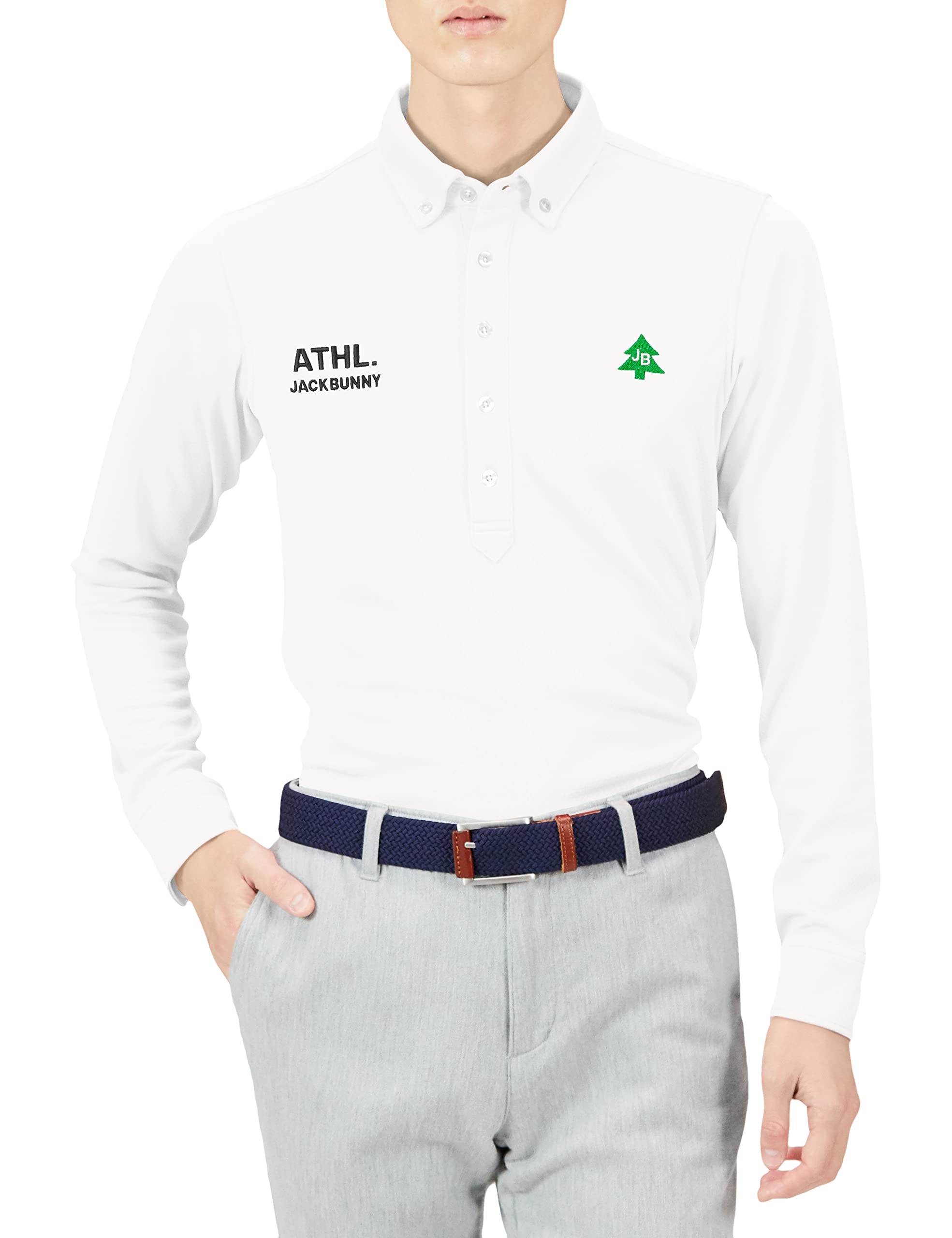 

Поло с длинным рукавом пике Jack Bunny Art Размер 5 Размер L Мужская рубашка, (белый), 262-2261927 030,