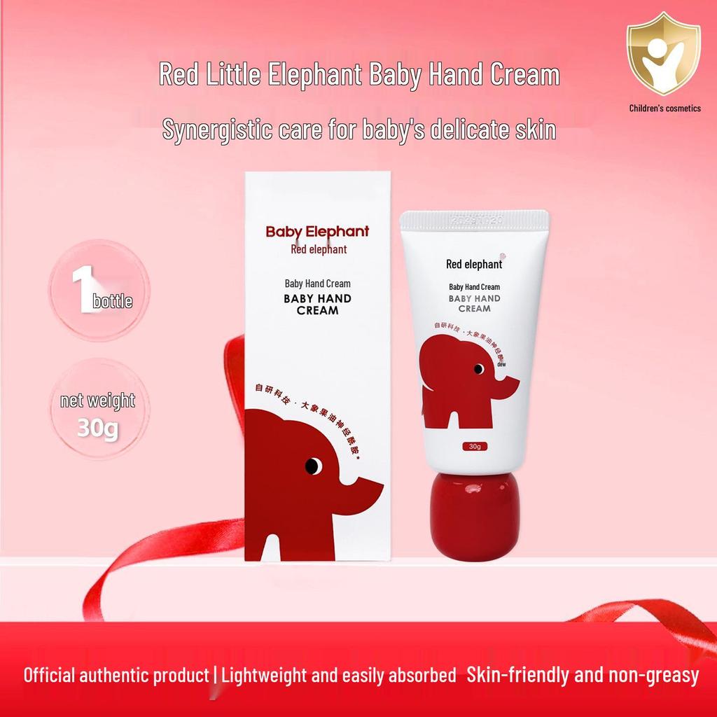 Roter Elefant Kindergesichtscreme - Feuchtigkeitsspendend & Pflegend für Säuglinge und Neugeborene