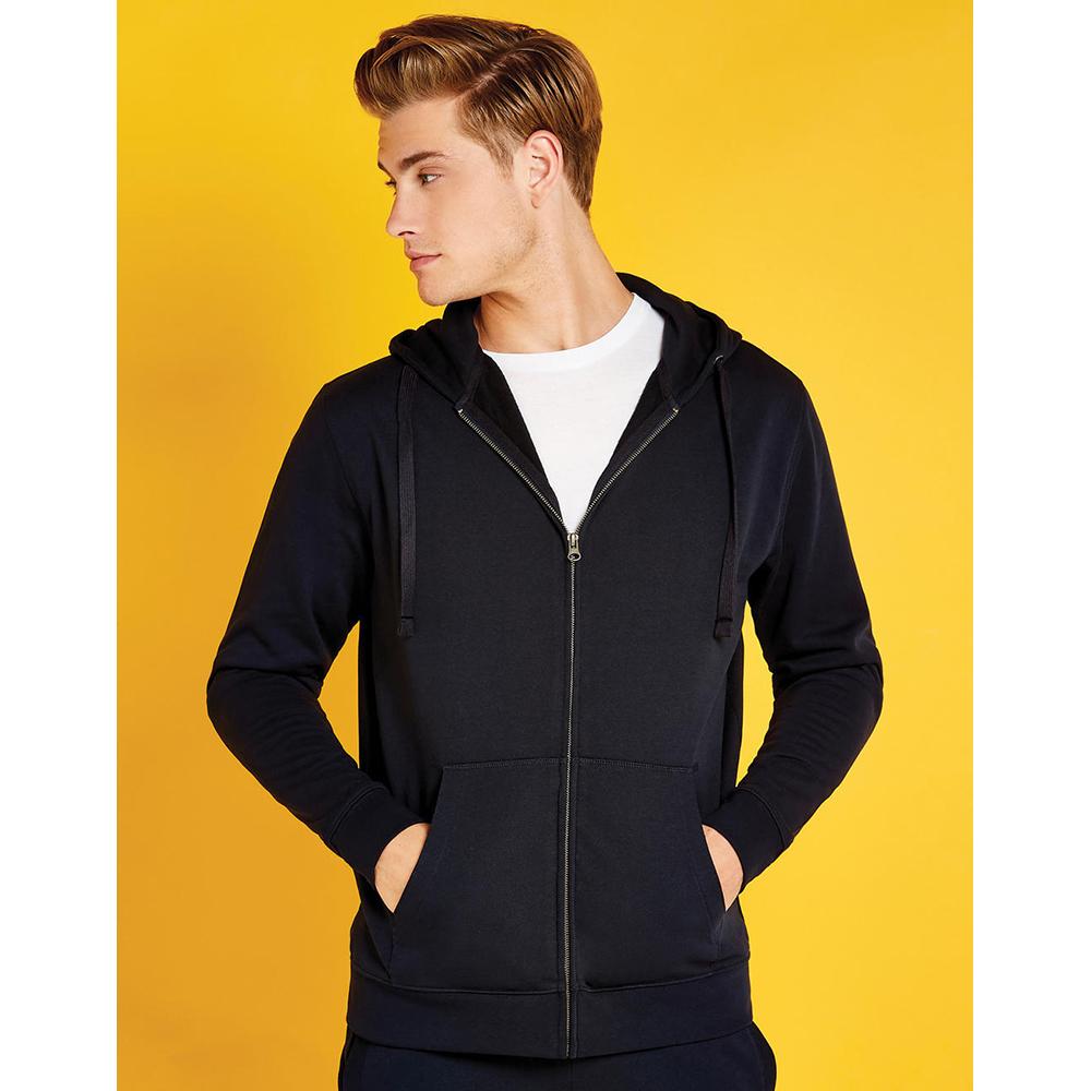 Kustom Kit Mens Full Zip Hooded Sweatshirt