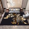 3D Black Gold Carpets Luxury Large Area Rugs 160x230 Non Slip Washable Floor Mat for Living Room Bedroom Sofa Decor