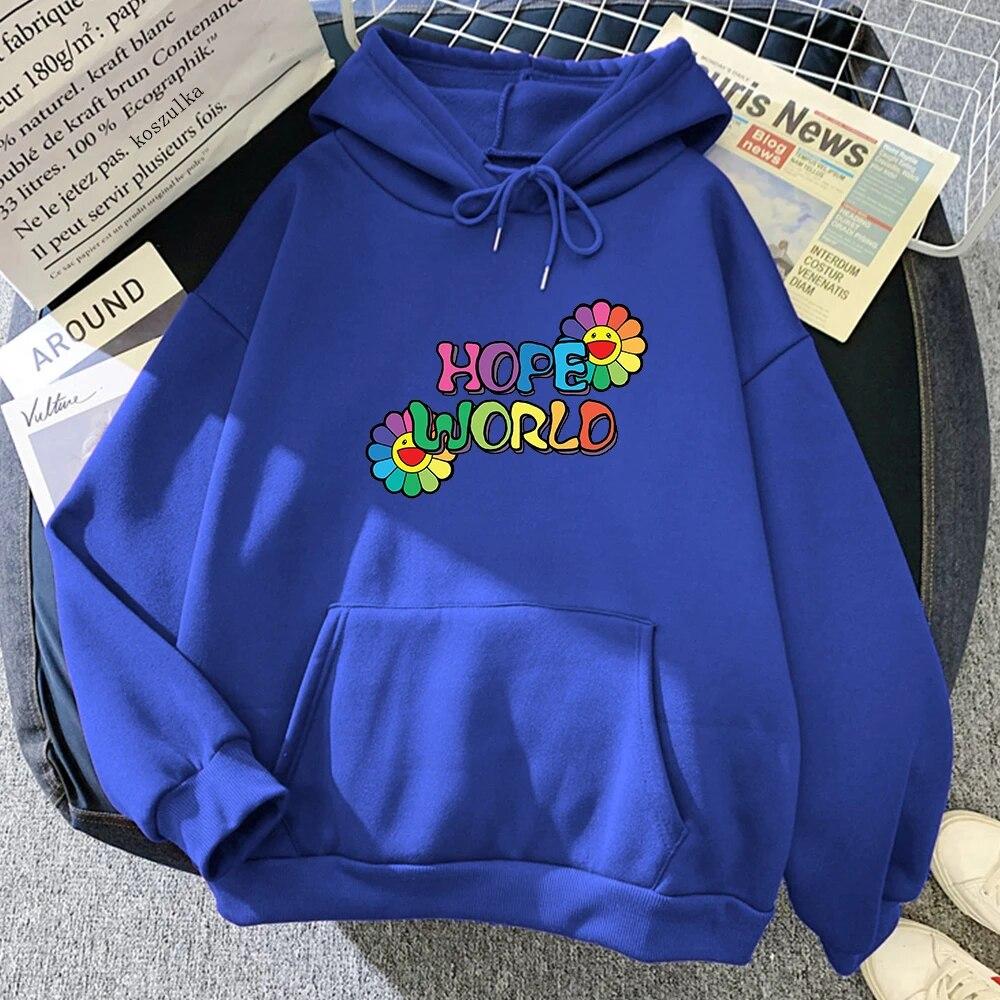 Korean Style Agust D Hoodies Hope World Clothes Spring/Autumn Tops Women/men Sweatshirt Vintage Harajuku Hoodie Kawaii Sudaderas Unisex
