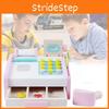 Wooden Cash Register Toy For Kids Realistic Role Play Supermarket Fun For Little Ones