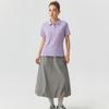 Skechers Short Sleeve Solid Color Medium Thickness Polo Shirt Women Tops L225W157-00KC