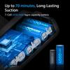 Maircle S3 Pro juhtmevaba tolmuimeja, 2-in-1 hoiustamis- ja laadimisdokiga, 70-minutilise tööajaga, 35 kPa imemisvõimsusega, rohelise LED-esitulega