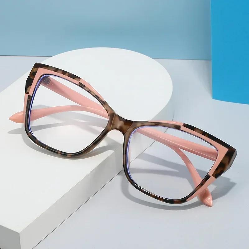 Luxurious Cat Eye Glasses Women Men Transparent Eyewear Brand Designer Lovely Clear Eyeglasses Fashion Optical Frame Oculos