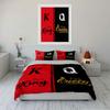 King and Queen Crown Bedding Set Bedding Duvet Cover Set Duvet Cover Pillowcases (1 * Duvet Cover 2 * Pillowcases, Without Duvet Insert)