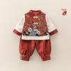Boys' Spring & Autumn New Chinese Tang Suit: Infant & Toddler Birthday Formal Wear, National Style Outing Clothes