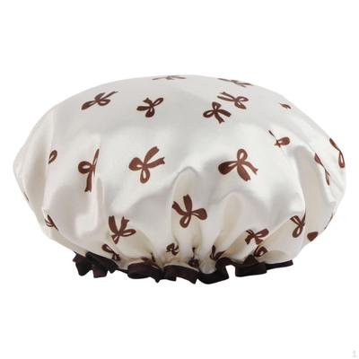 Essential Shower Cap for Travel, Waterproof Accessories Use In Hotels, Homes And Beauty Salons.