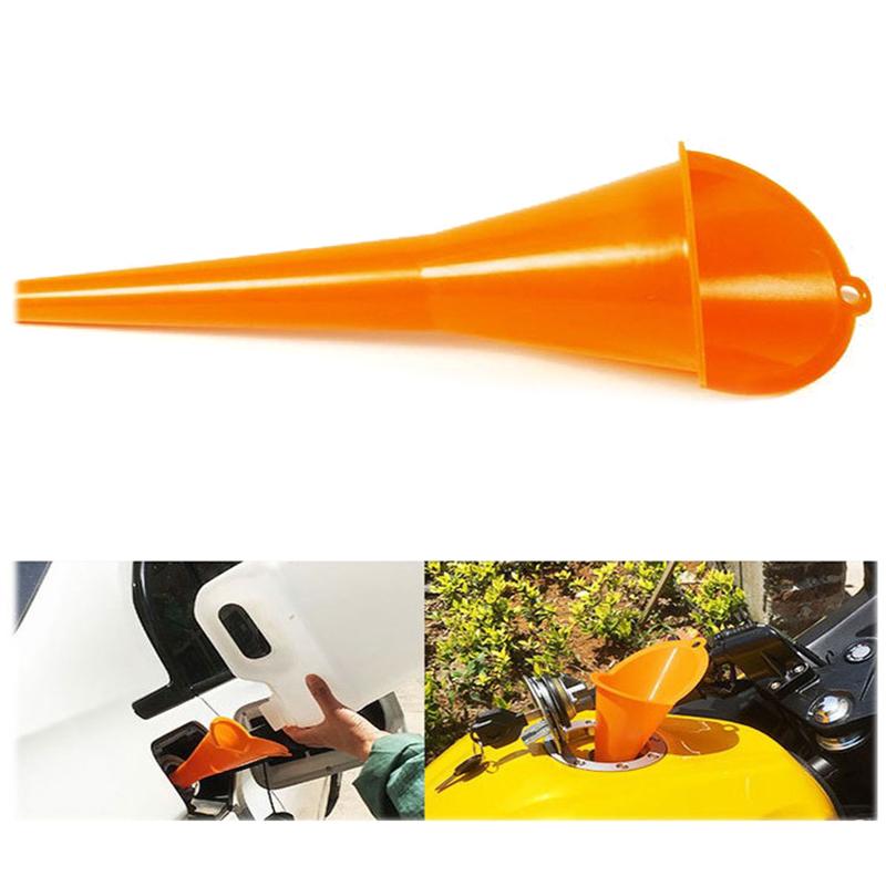 1Pc Car Refueling Multi-Function Plastic Long Neck Oil Funnel For Oil