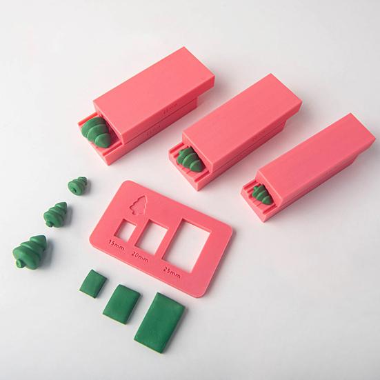 1/3Pcs Christmas Tree Mold Holiday-Themed Design Small Tree Mold Earrings Pendants Mold