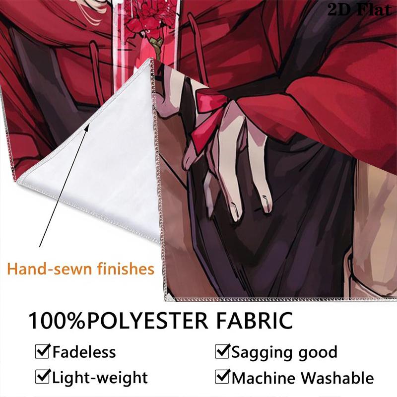 Tokyo Revengers Wall Tapestry Aesthetic Wall Hanging Printed Fabric Blanket Decorative Tapestries for Bedroom Living Room Home Decor